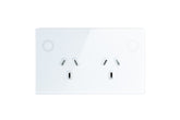 Touch Power Socket - GPO Socket - Frost White